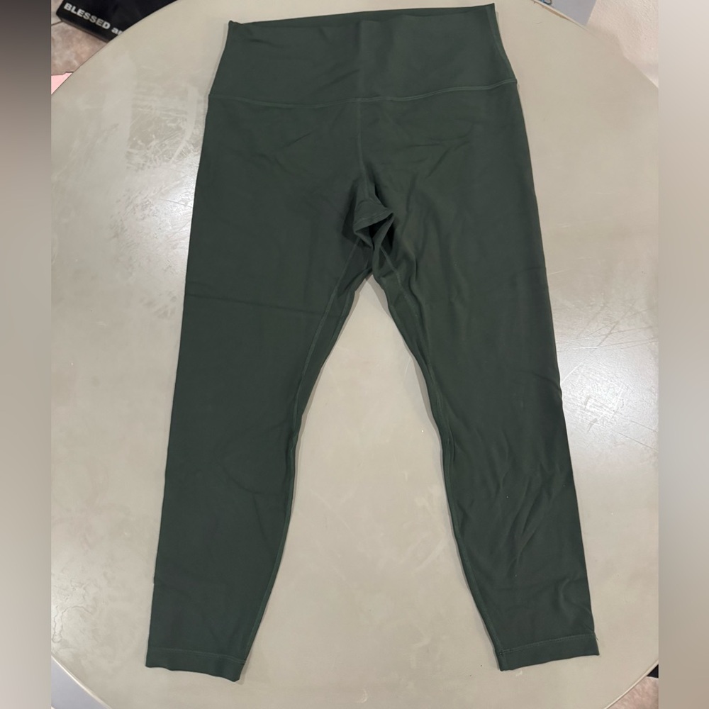 Lululemon Align Leggings in Rainforest Green 23” inseam
